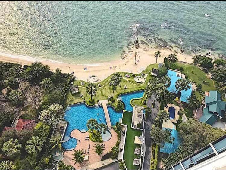 The Palm Wongamat Pattaya Lägenhet Exteriör bild