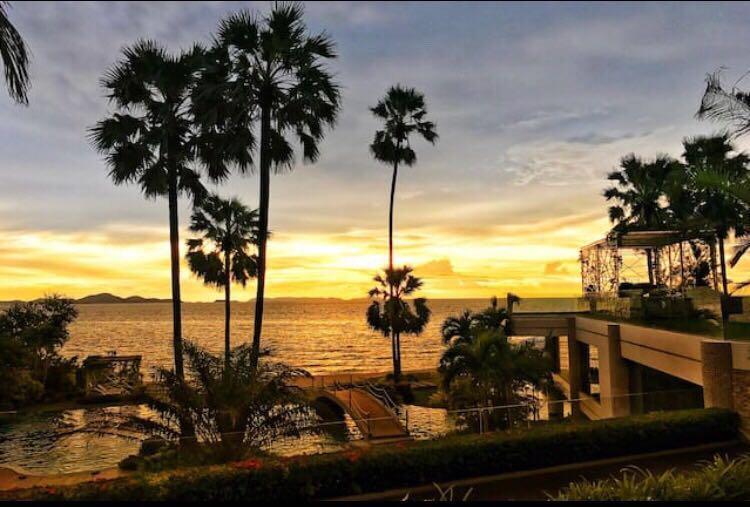 The Palm Wongamat Pattaya Lägenhet Exteriör bild
