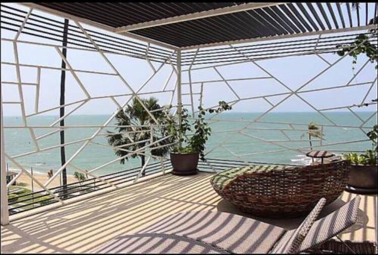 The Palm Wongamat Pattaya Lägenhet Exteriör bild